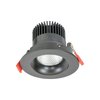 Jesco Downlight LED 35 Round Regressed Gimbal Recessed 12W 5CCT 90CRI BK RLF-35312-SW5-BK